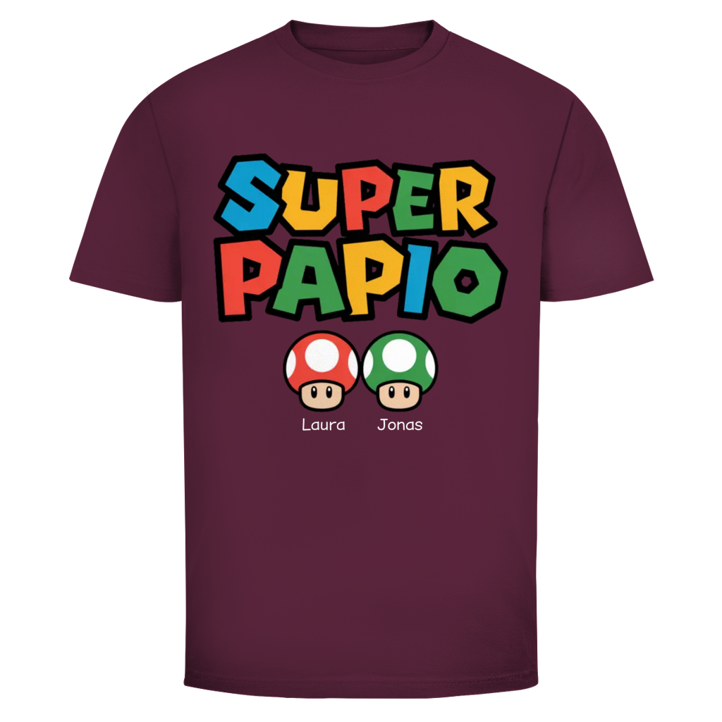 Super Papio personalisiert mit Namen | Unisex T-Shirt