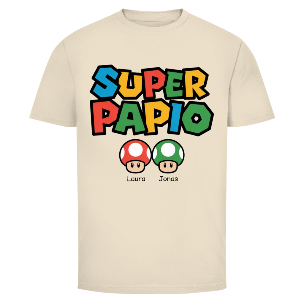 Super Papio personalisiert mit Namen | Unisex T-Shirt