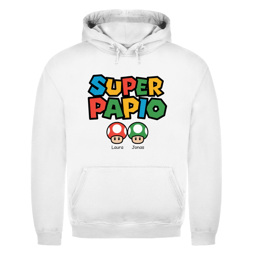 Super Papio personalisiert mit Namen | Unisex Hoodie