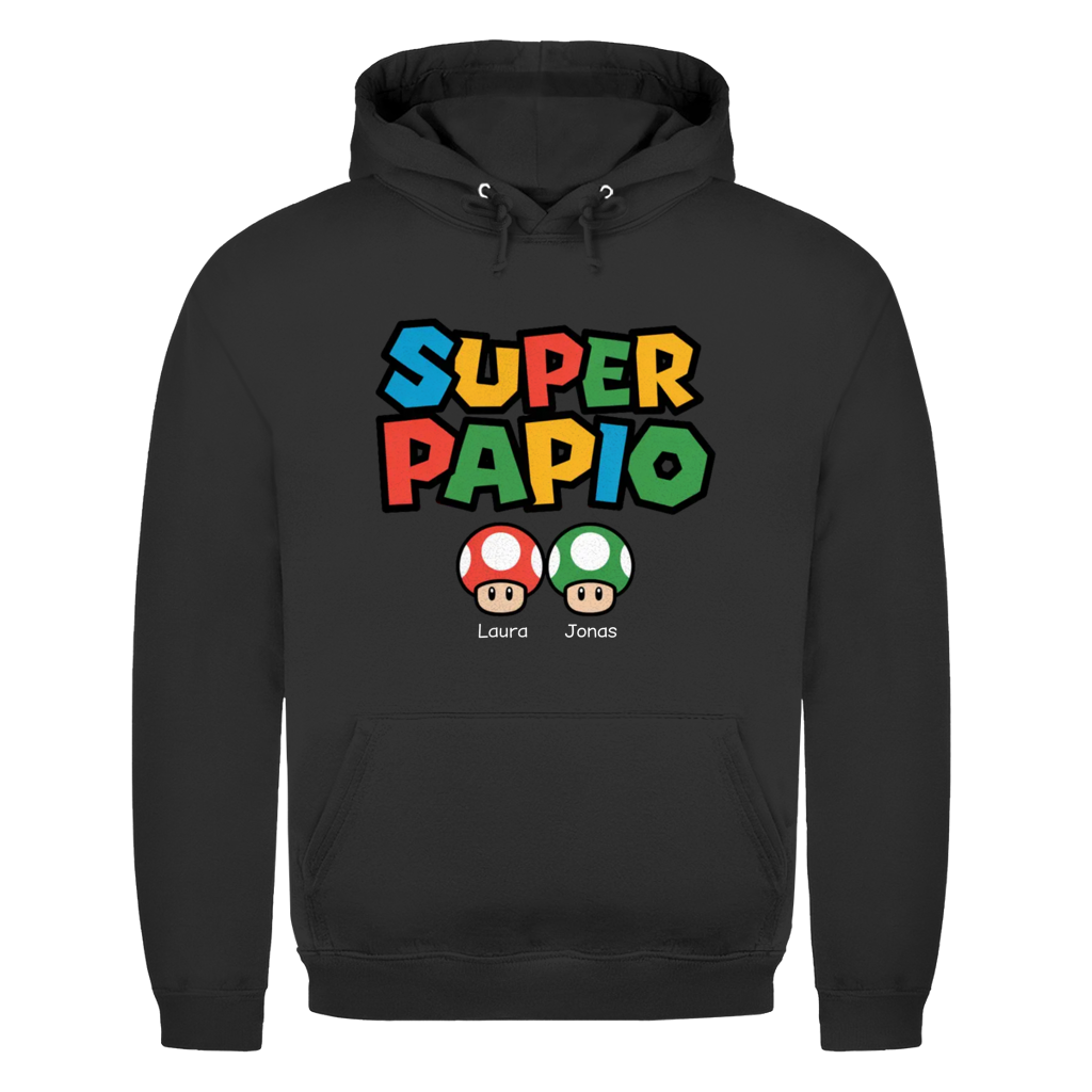 Super Papio personalisiert mit Namen | Unisex Hoodie