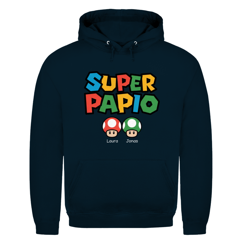 Super Papio personalisiert mit Namen | Unisex Hoodie