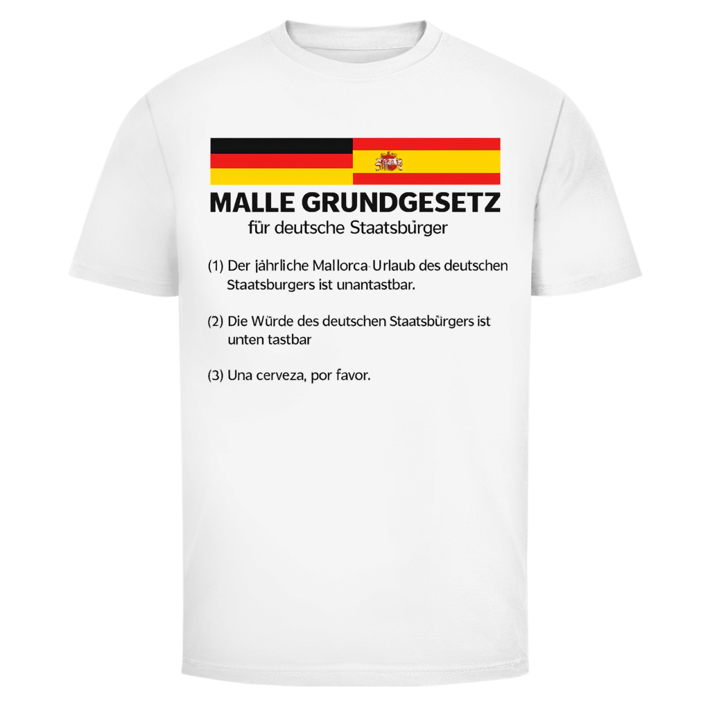 Malle Grundgesetzt | Unisex T-Shirt