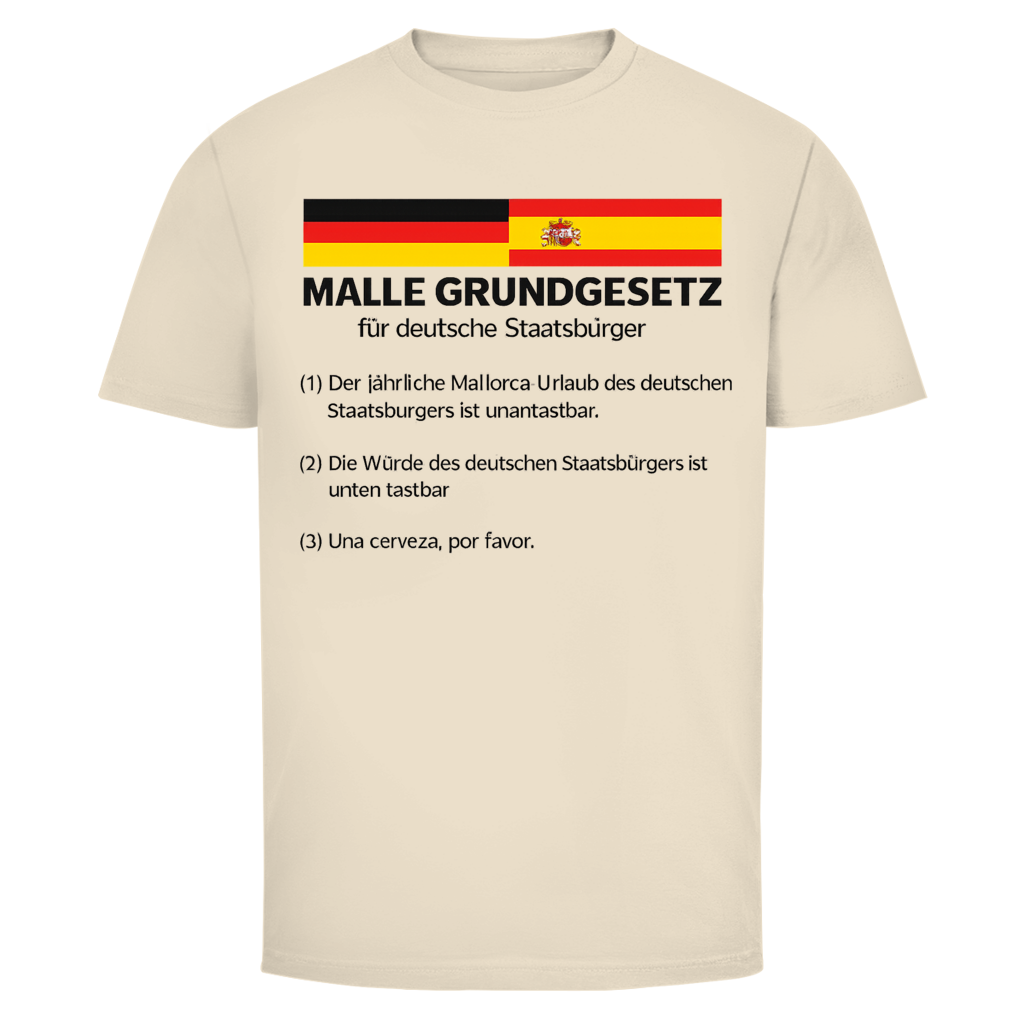 Malle Grundgesetzt | Unisex T-Shirt