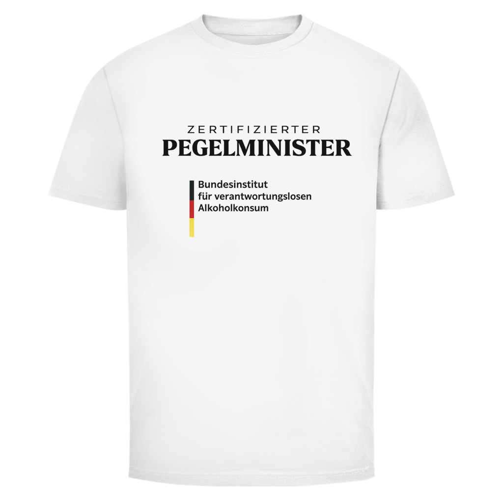 Zertifizierter Pegelminister | Unisex T-Shirt