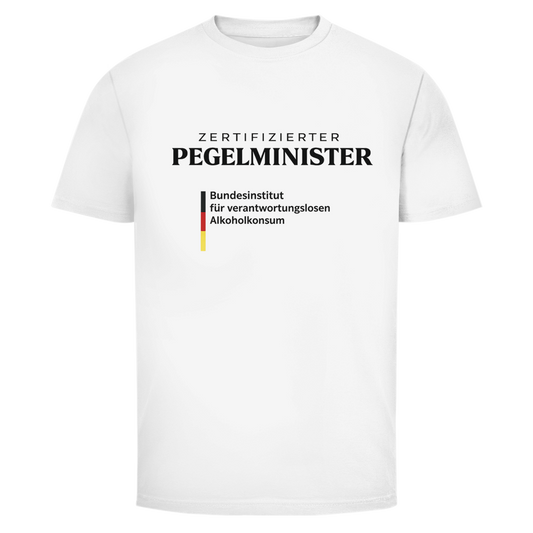 Zertifizierter Pegelminister | Unisex T-Shirt