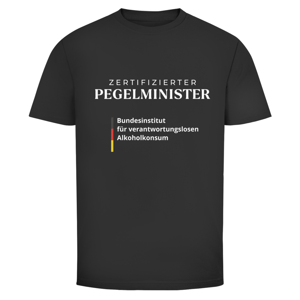 Zertifizierter Pegelminister | Unisex T-Shirt