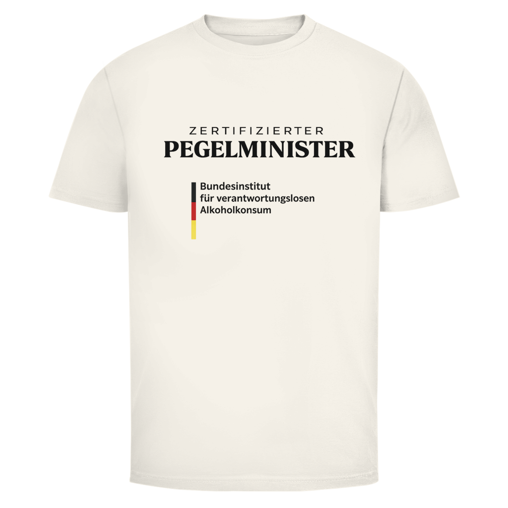 Zertifizierter Pegelminister | Unisex T-Shirt