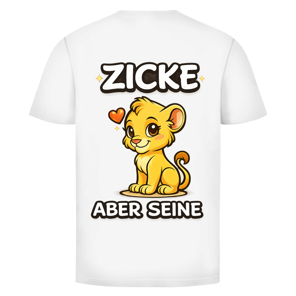 Zicke aber seine Löwin Rückendruck | Unisex T-Shirt