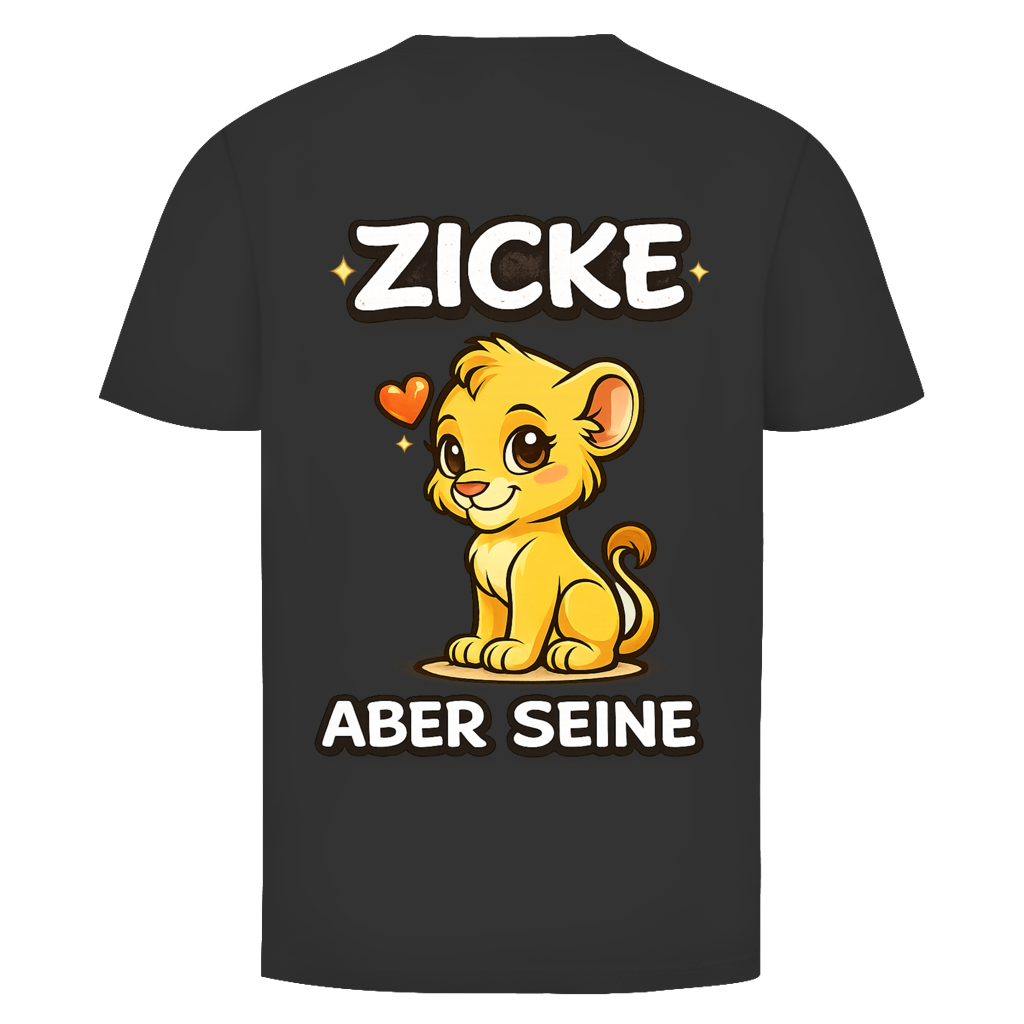 Zicke aber seine Löwin Rückendruck | Unisex T-Shirt