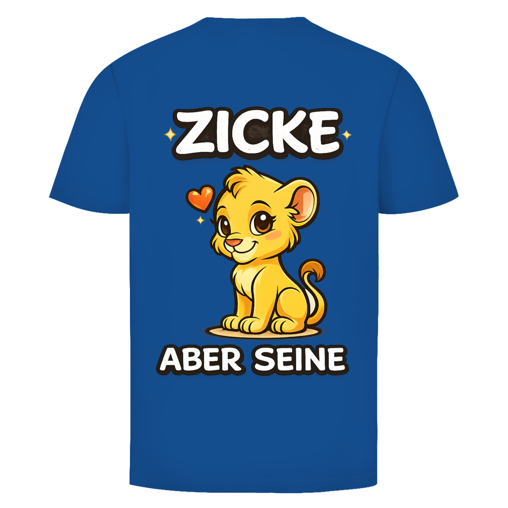 Zicke aber seine Löwin Rückendruck | Unisex T-Shirt