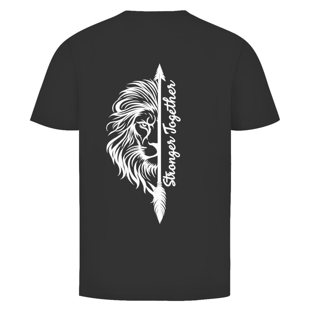 Stronger Together Löwe Rückendruck | Unisex T-Shirt
