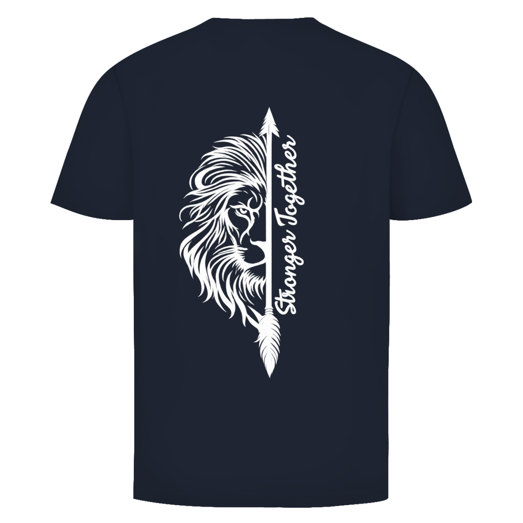 Stronger Together Löwe Rückendruck | Unisex T-Shirt