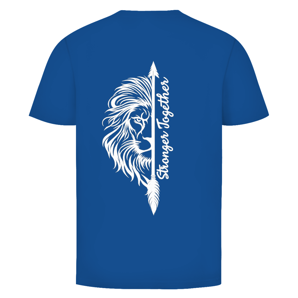 Stronger Together Löwe Rückendruck | Unisex T-Shirt