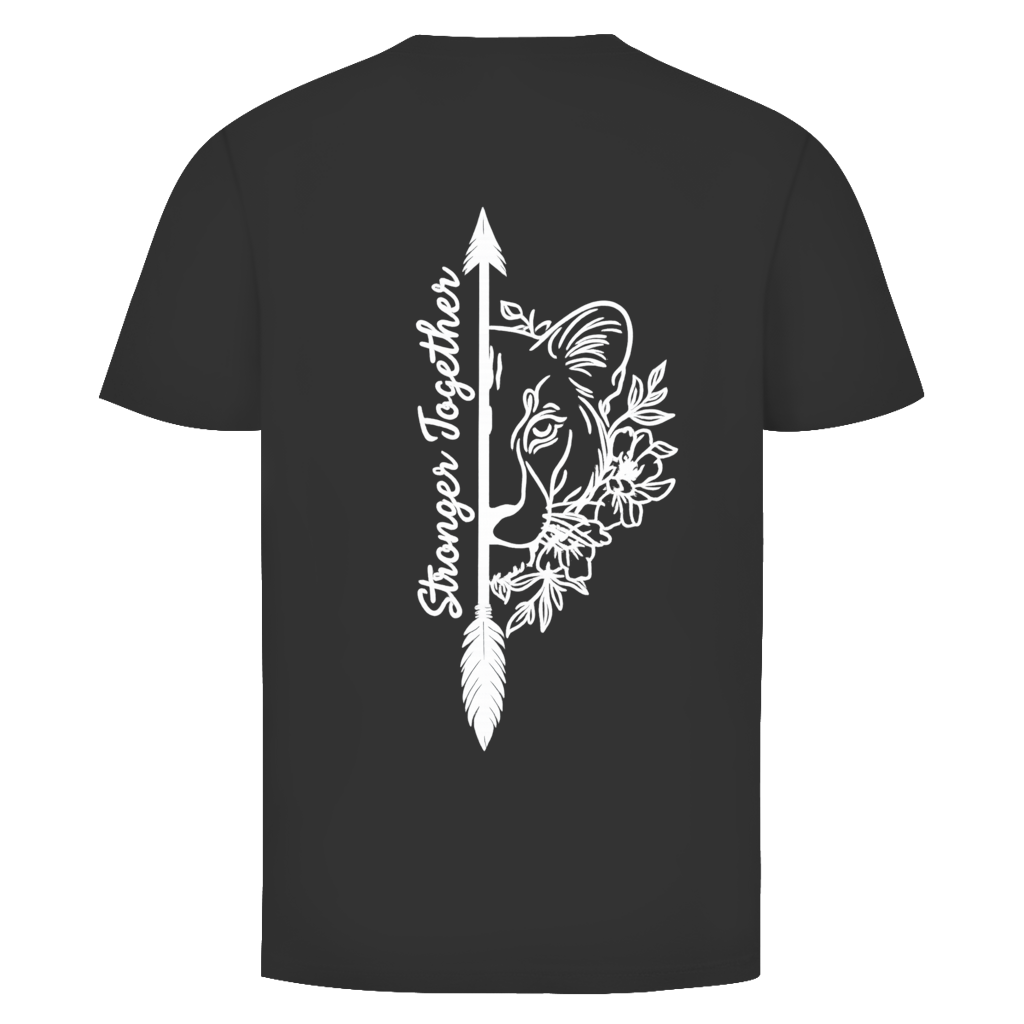 Stronger Together Löwin Rückendruck | Unisex T-Shirt