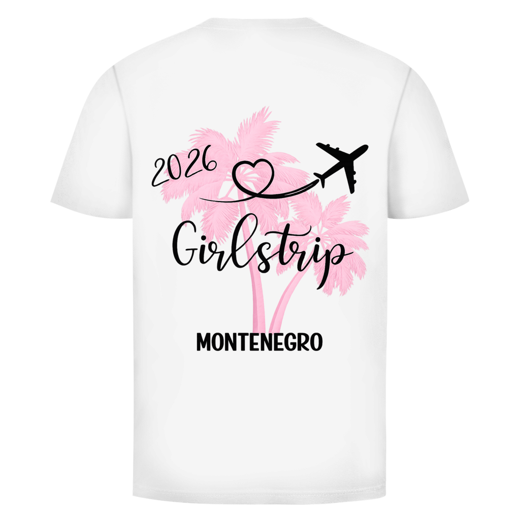 Girlstrip Montenegro Rückendruck | Unisex T-Shirt