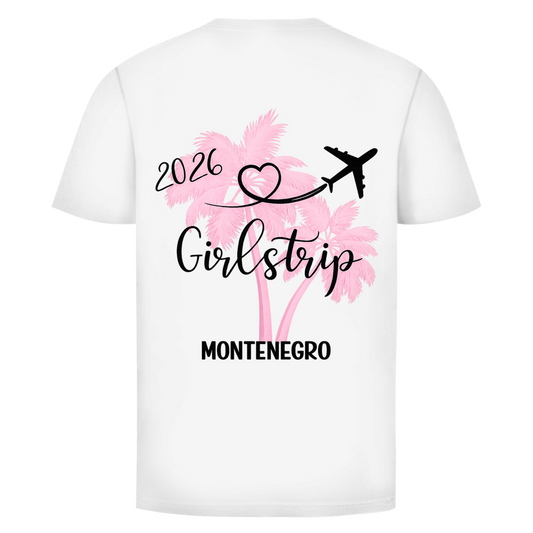 Girlstrip Montenegro Rückendruck | Unisex T-Shirt
