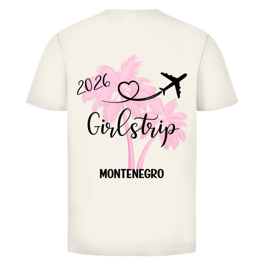 Girlstrip Montenegro Rückendruck | Unisex T-Shirt