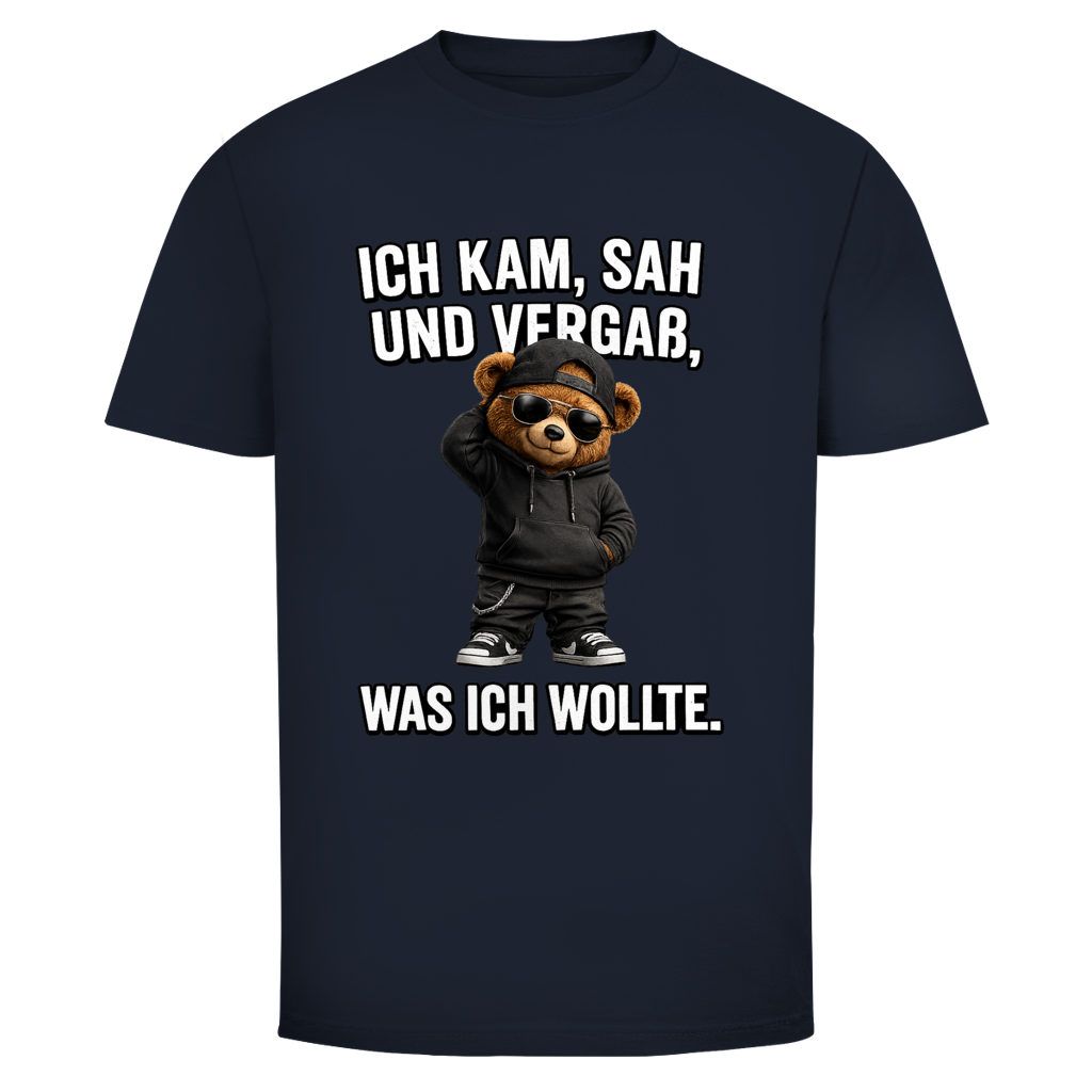 Ich kam sah und vergaß Teddy | Unisex T-Shirt