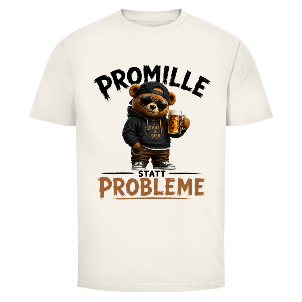 Promille statt Probleme Teddy | Unisex T-Shirt