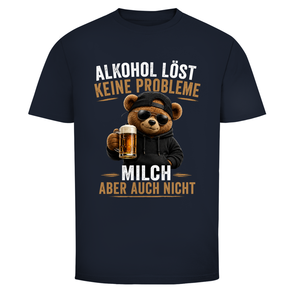 Alkohol löst keine Probleme Teddy | Unisex T-Shirt