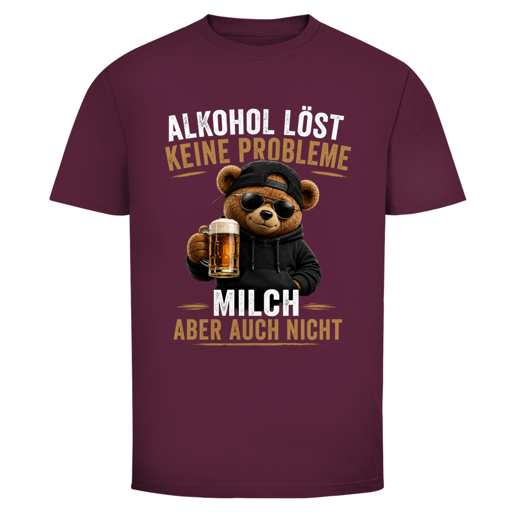 Alkohol löst keine Probleme Teddy | Unisex T-Shirt