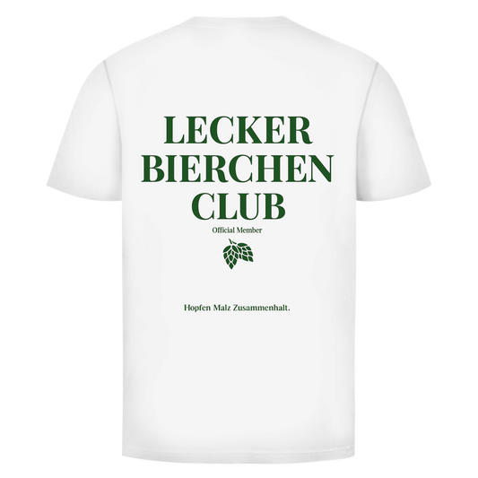 Lecker Bierchen Club Rückendruck | Unisex T-Shirt