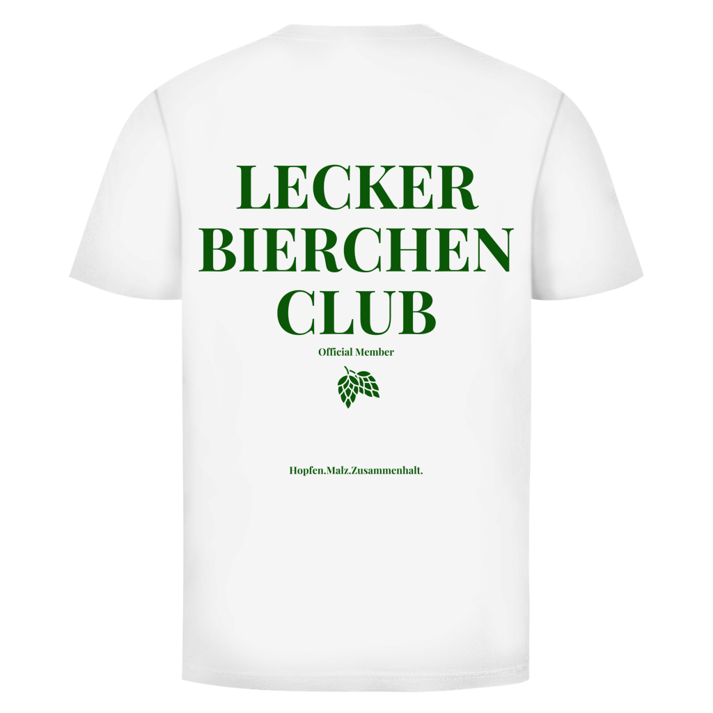 Lecker Bierchen Club T-Shirt in Weiß