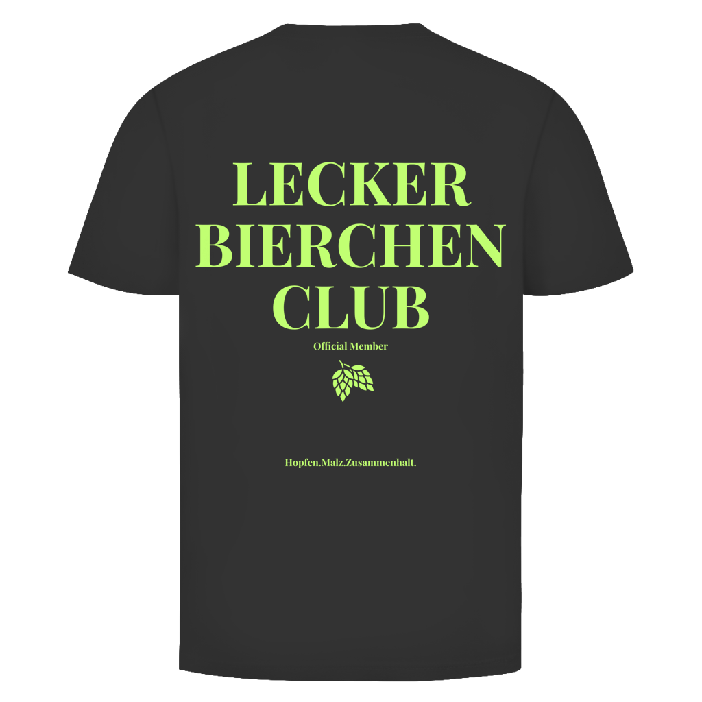 Lecker Bierchen Club T-Shirt in Schwarz
