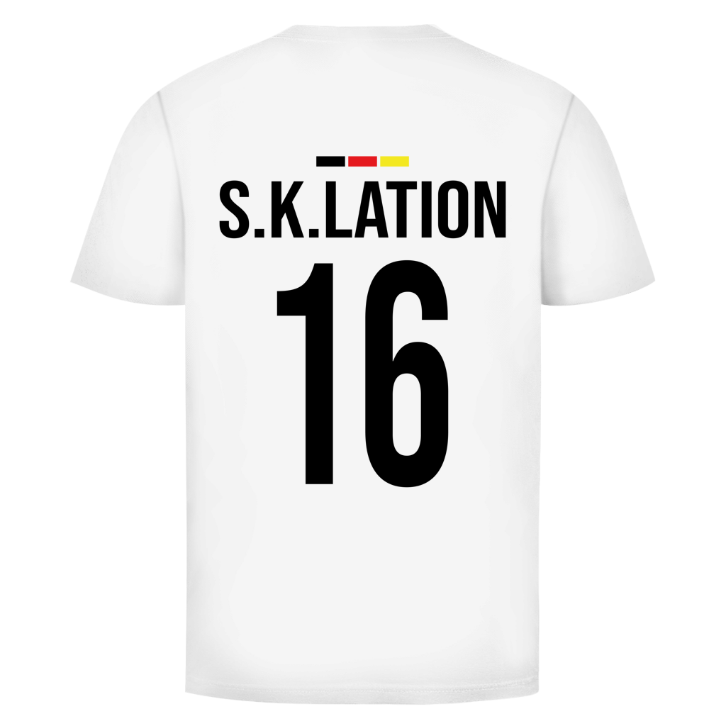 S K Lation 16 Deutschland Fan Edition beidseitig | Unisex T-Shirt