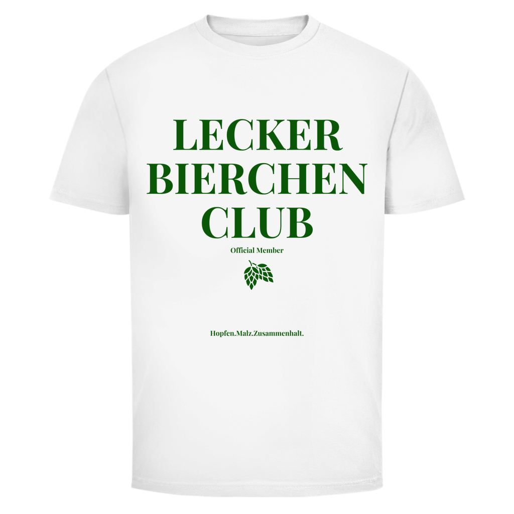 Lecker Bierchen Club T-Shirt in Weiß
