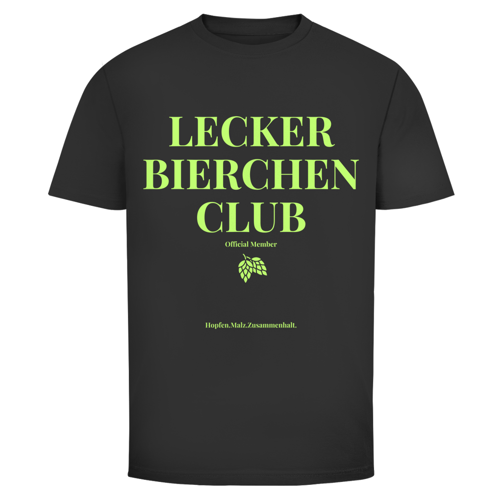 Lecker Bierchen Club T-Shirt in Schwarz