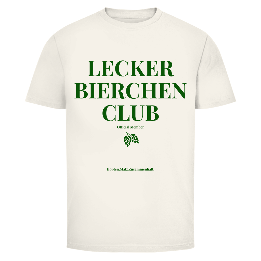 Lecker Bierchen Club T-Shirt in Natur