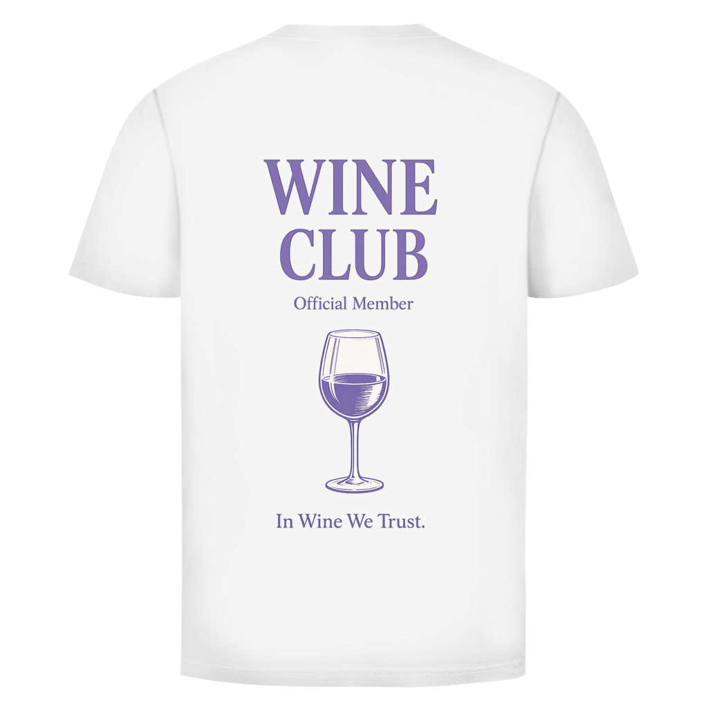 Wine Club Rückendruck | Unisex T-Shirt