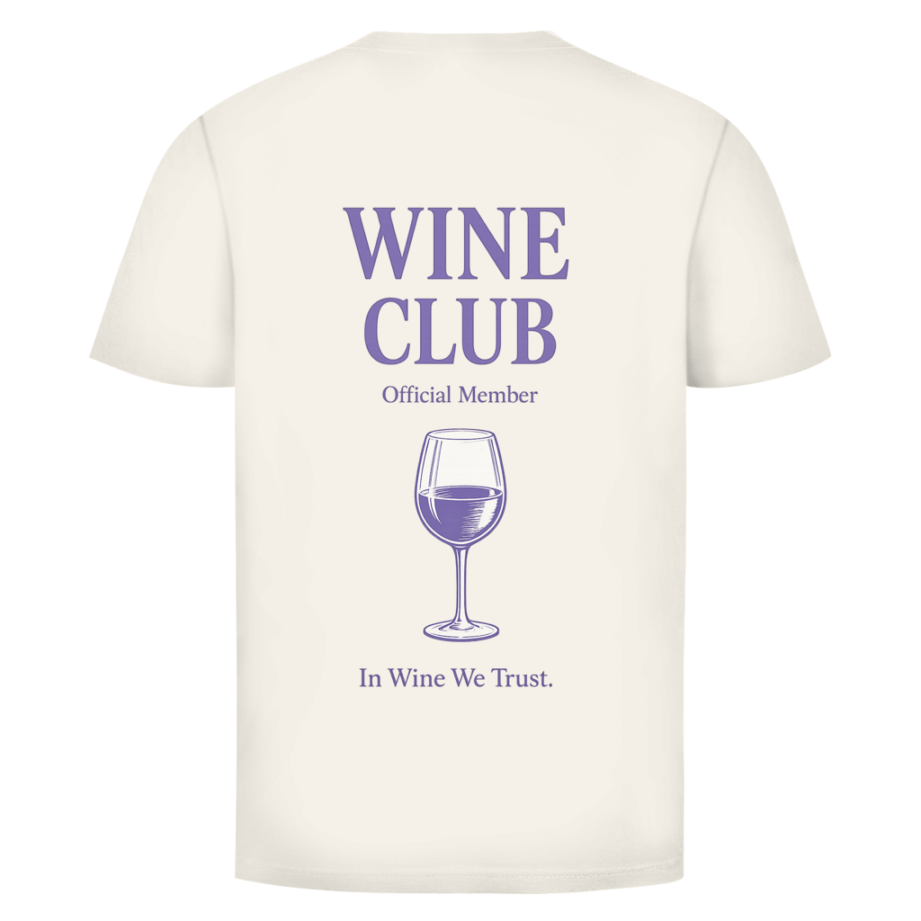 Wine Club Rückendruck | Unisex T-Shirt