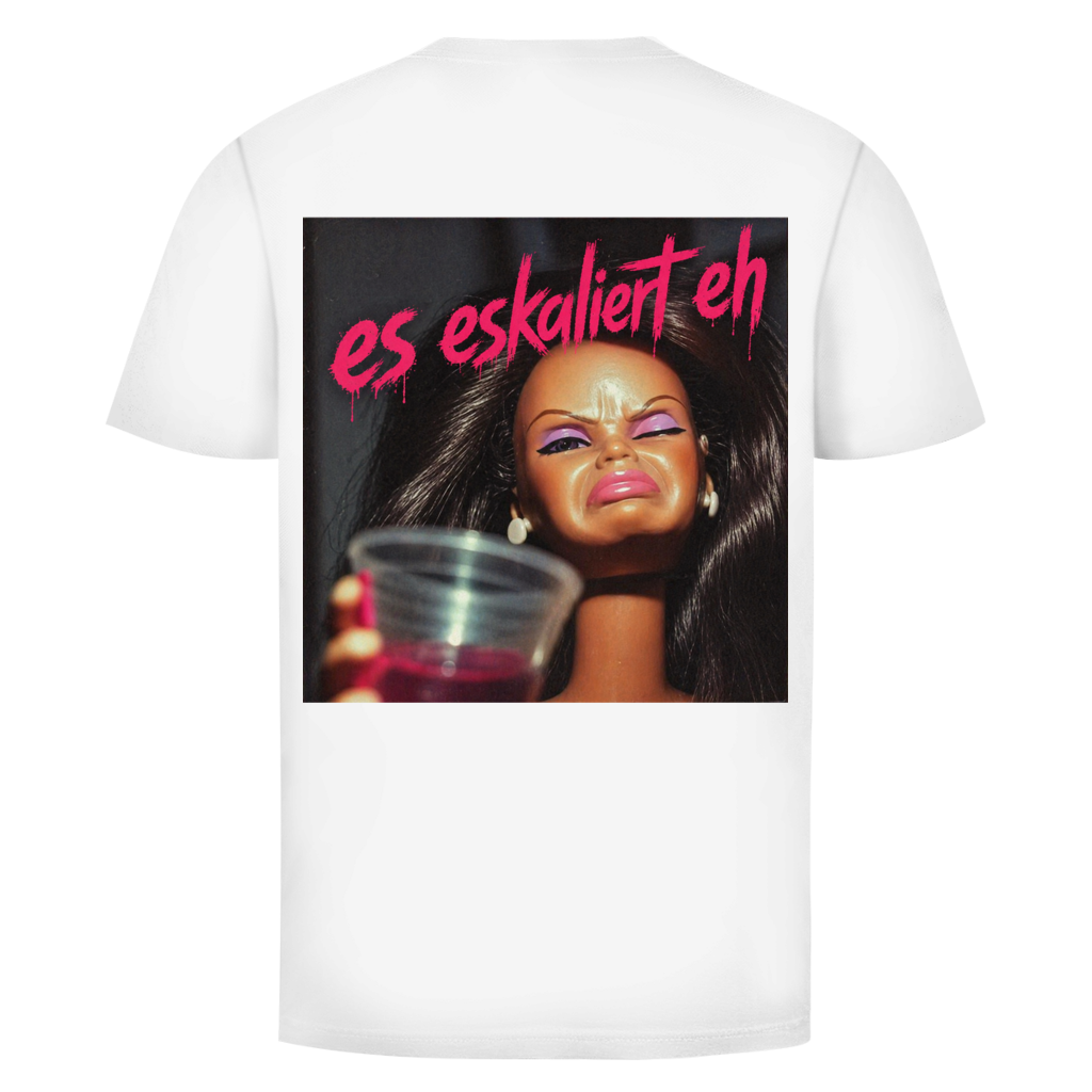 Doll es eskaliert eh Rückendruck | Unisex T-Shirt