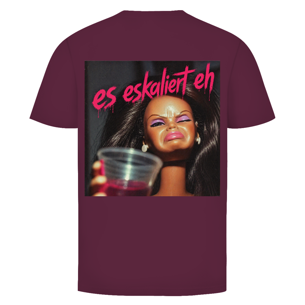 Doll es eskaliert eh Rückendruck | Unisex T-Shirt