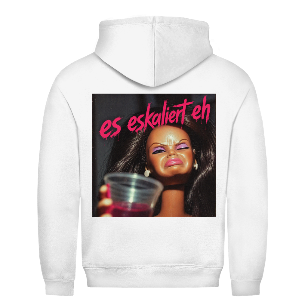 Doll es eskaliert eh Rückendruck | Unisex Hoodie