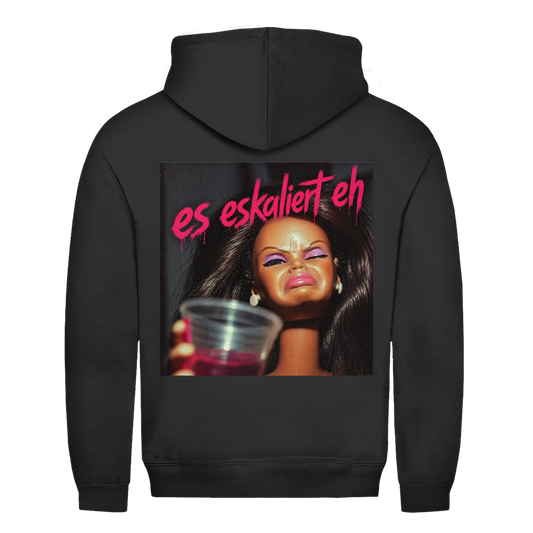 Doll es eskaliert eh Rückendruck | Unisex Hoodie