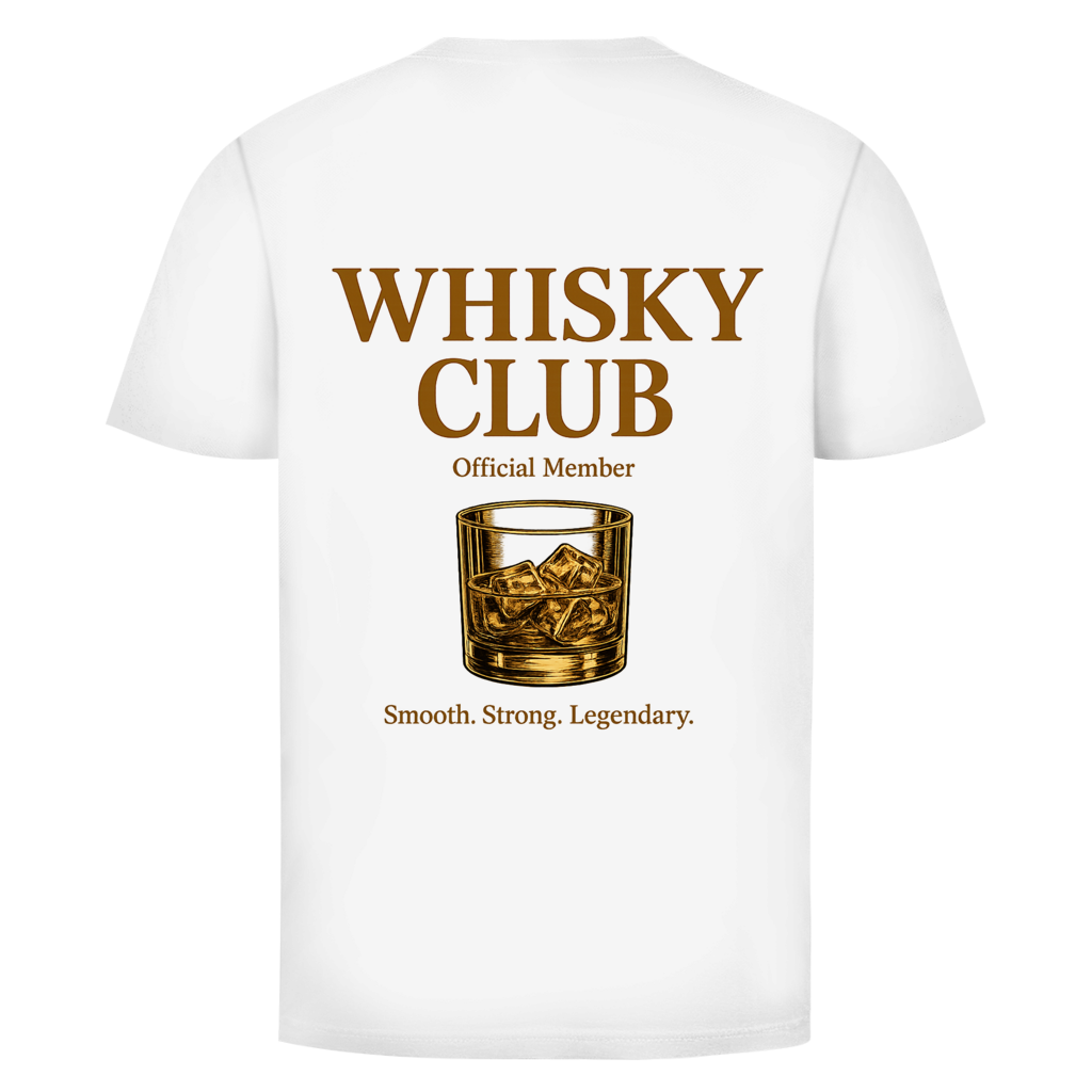 Whisky Club Rückendruck | Unisex T-Shirt