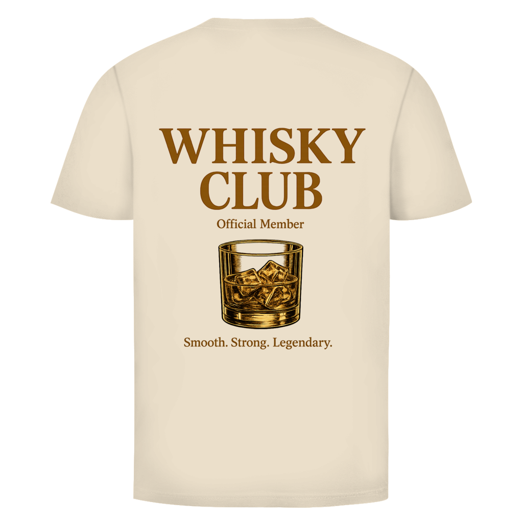 Whisky Club Rückendruck | Unisex T-Shirt
