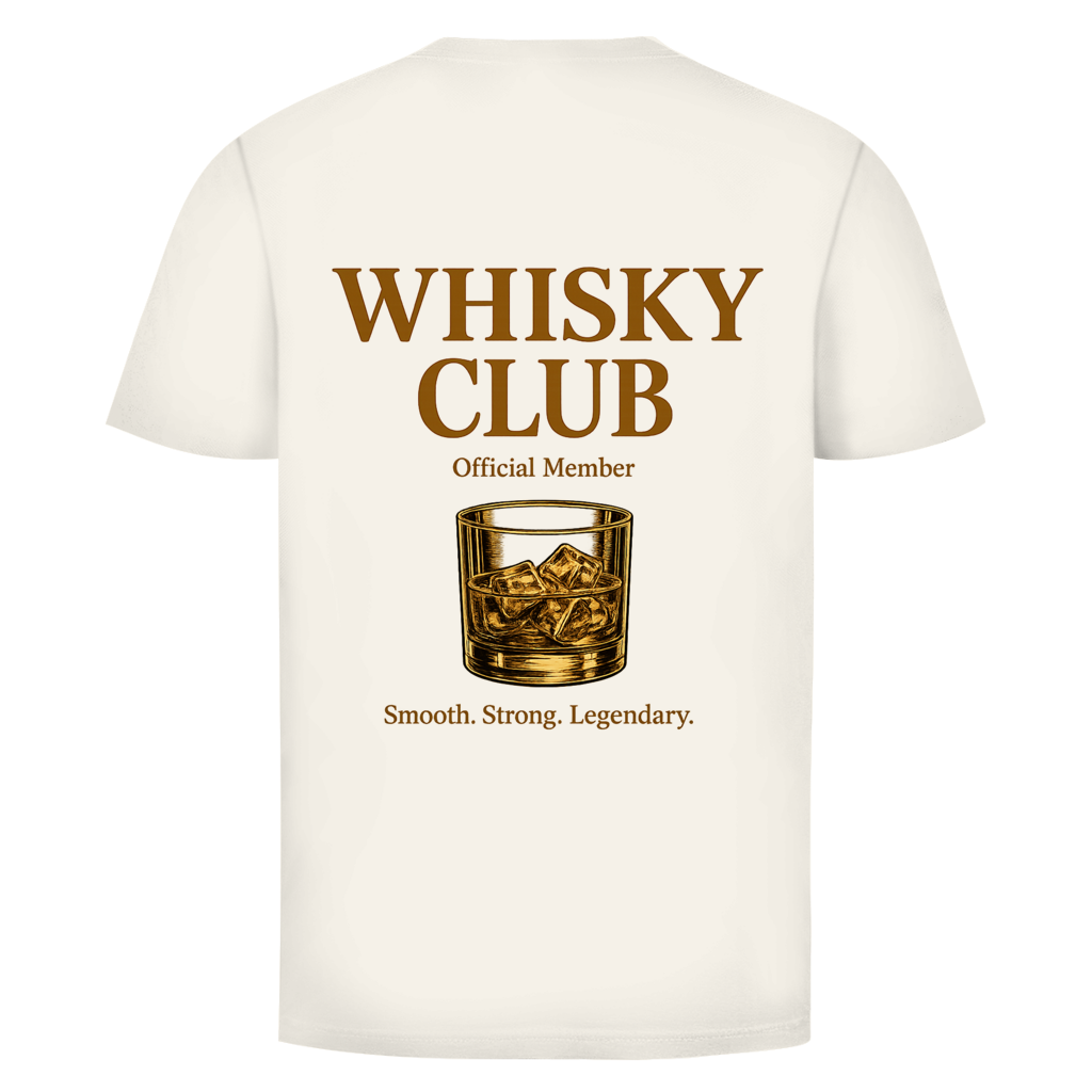 Whisky Club Rückendruck | Unisex T-Shirt
