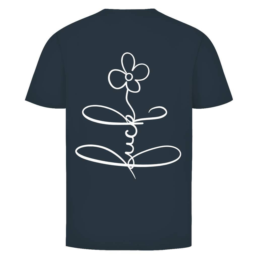 Fuckblume Rückendruck  | Unisex T-Shirt