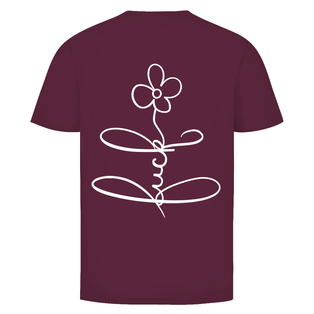 Fuckblume Rückendruck  | Unisex T-Shirt