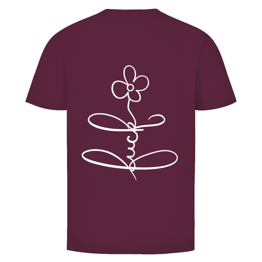 Fuckblume Rückendruck  | Unisex T-Shirt