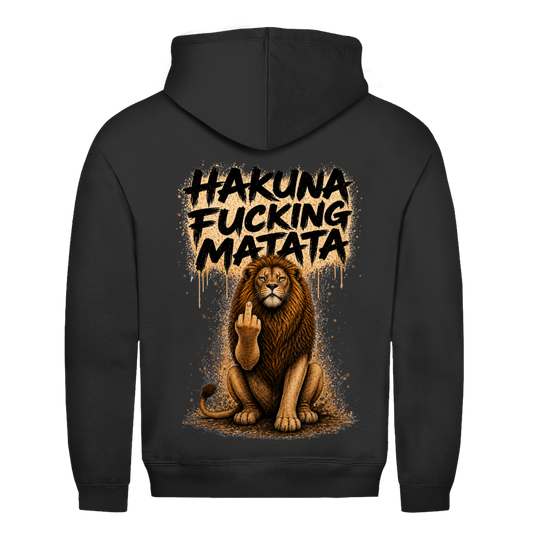 Hakuna Fucking Matata Rückendruck | Unisex Hoodie