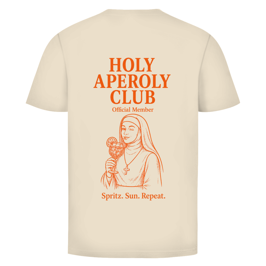 Holy Aperoly Club Rückendruck | Unisex T-Shirt