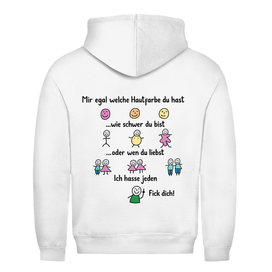 Ich hasse jeden Rückendruck | Unisex Hoodie