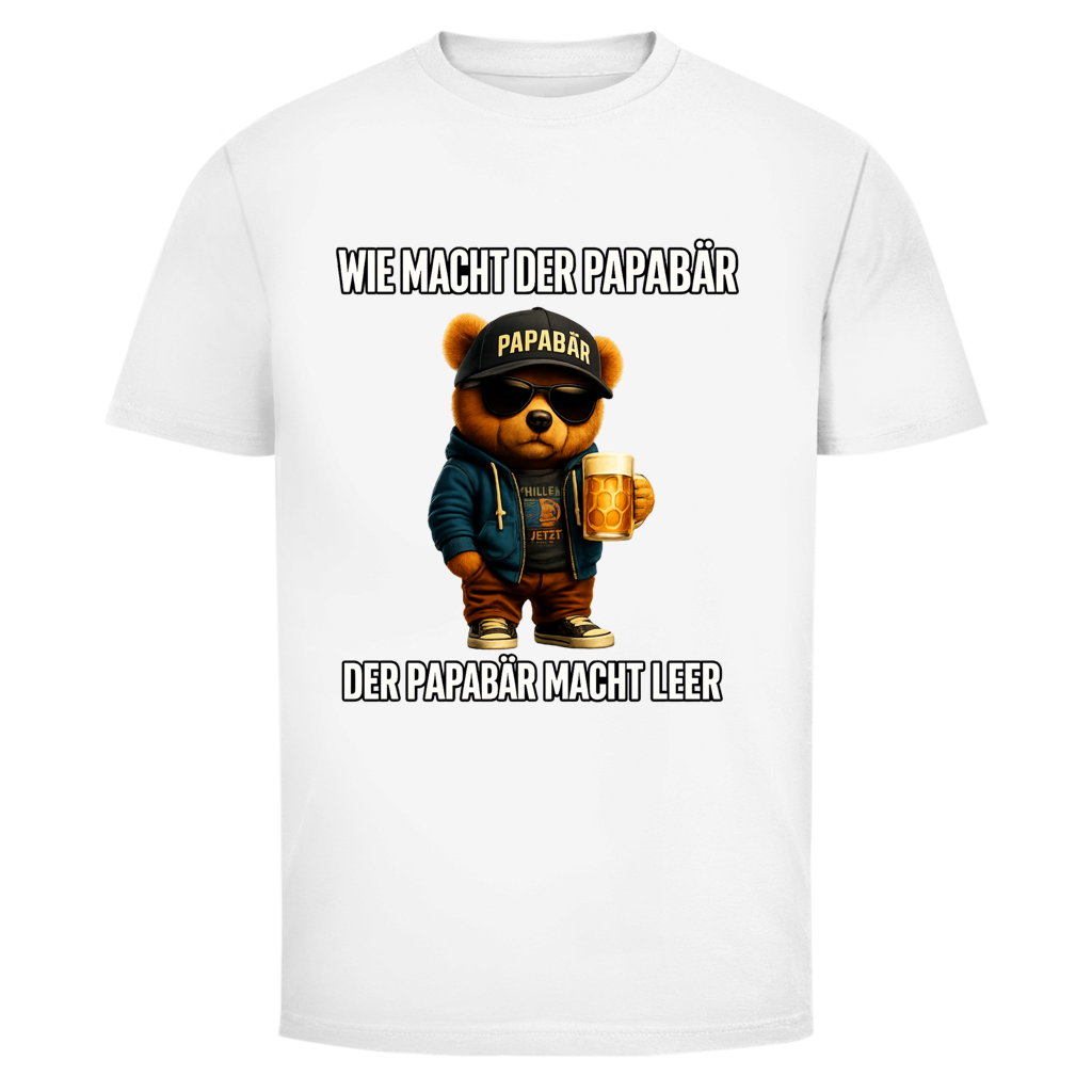 Papabär macht leer | Unisex T-Shirt