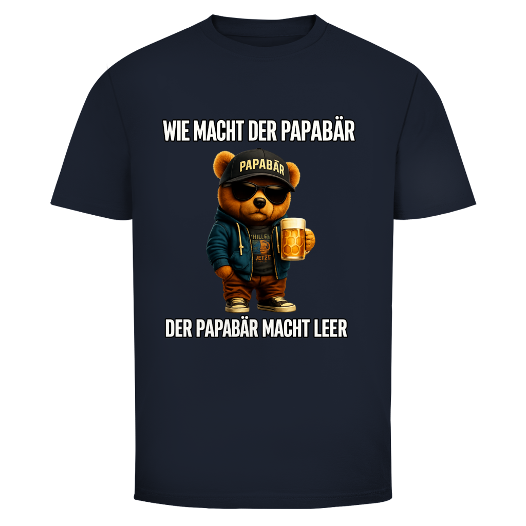 Papabär macht leer | Unisex T-Shirt