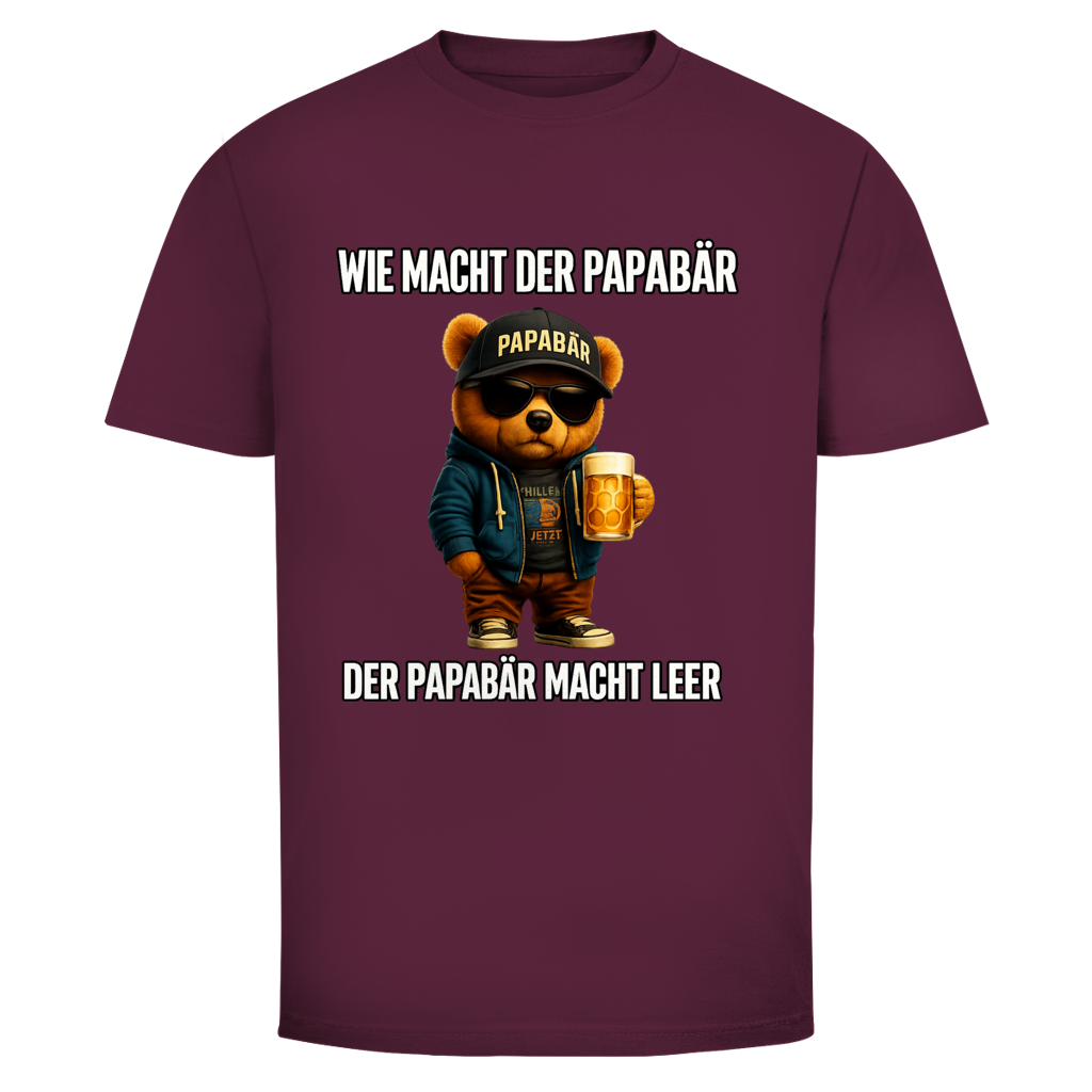 Papabär macht leer | Unisex T-Shirt